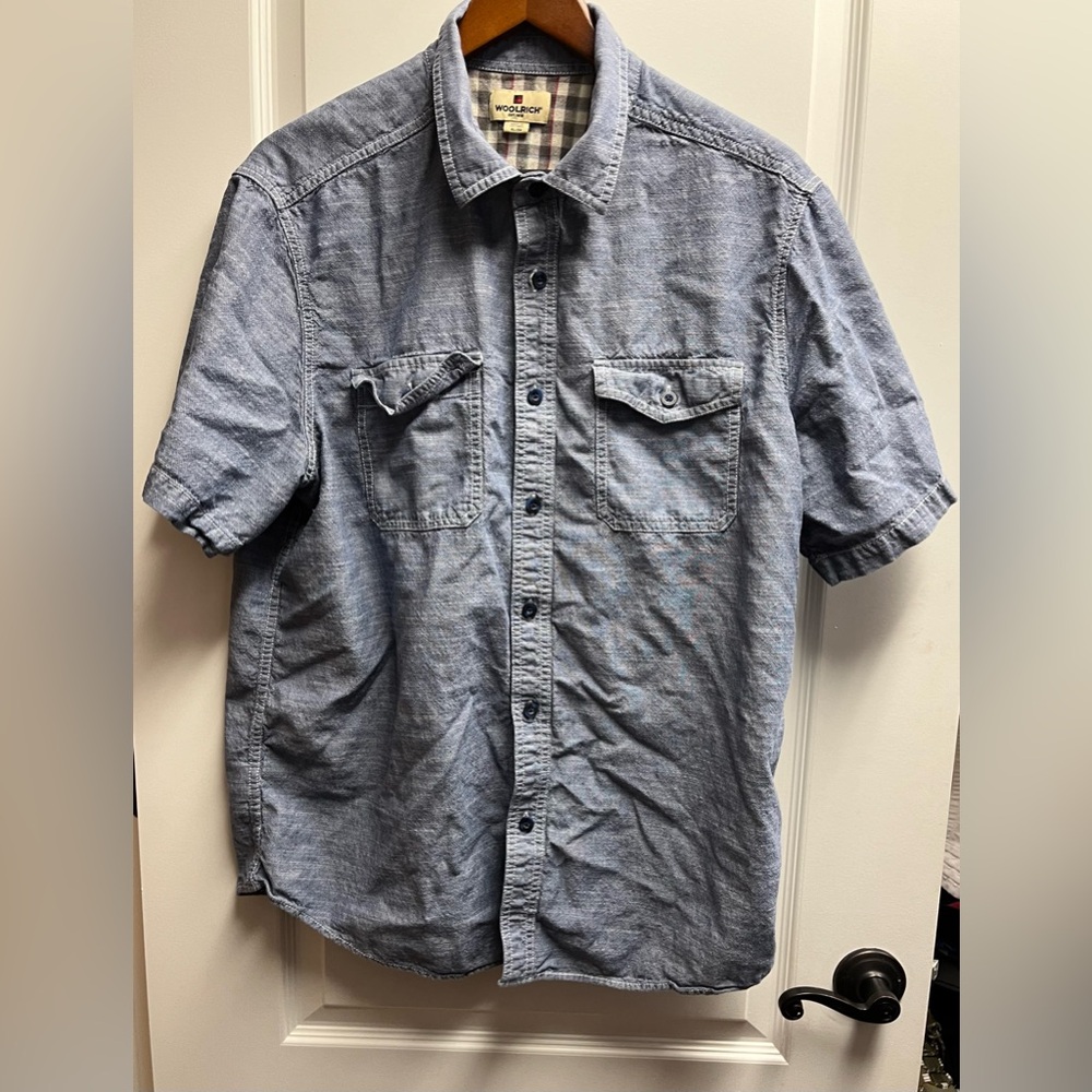 Woolrich Men’s XL Button-Down Short Sleeve Shirt